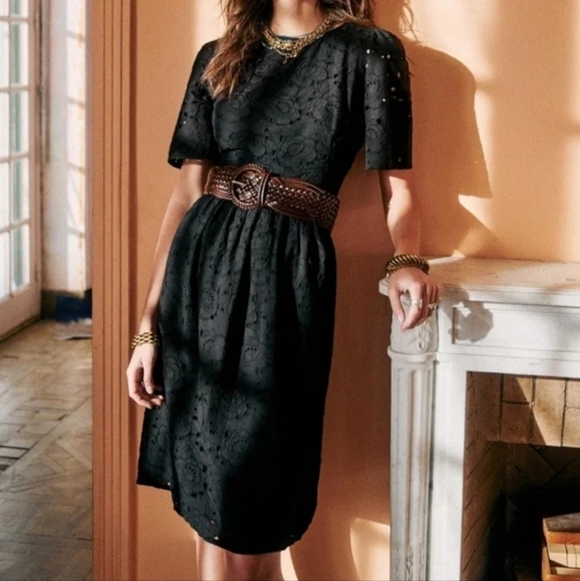 Sezane Dresses & Skirts - Sezane Timea Dress in Black size 34 NWT
